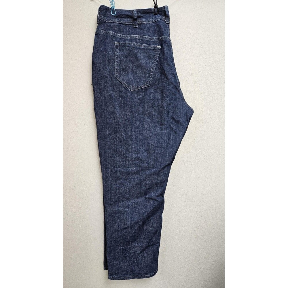 Riders by Lee Jeans Womens 24W Petite Relaxed Straight Leg Stretch Mid Rise
